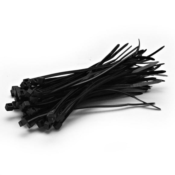 10x Cable Ties Black & Natural Cable Tie Wraps Zip Ties 250mm x 4.8mm PACK 100 
